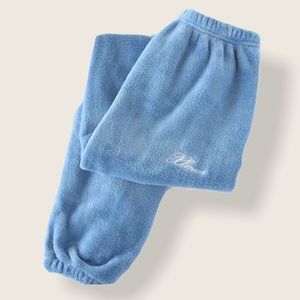 SOFT LIGHT BLUE FLEECE CUFFED SWEATPANTS JOGGERS